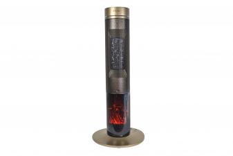 Calefactor de torre digital con efecto fuego eléctrico HOTI T55