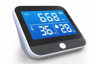 Medidor calidad del aire con detector de CO2