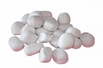 Piedras decorativas para biochimeneas color blanco