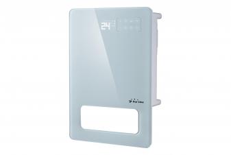 Toallero Calefactor eléctrico digital en cristal blanco ZAFIR COMPACT W